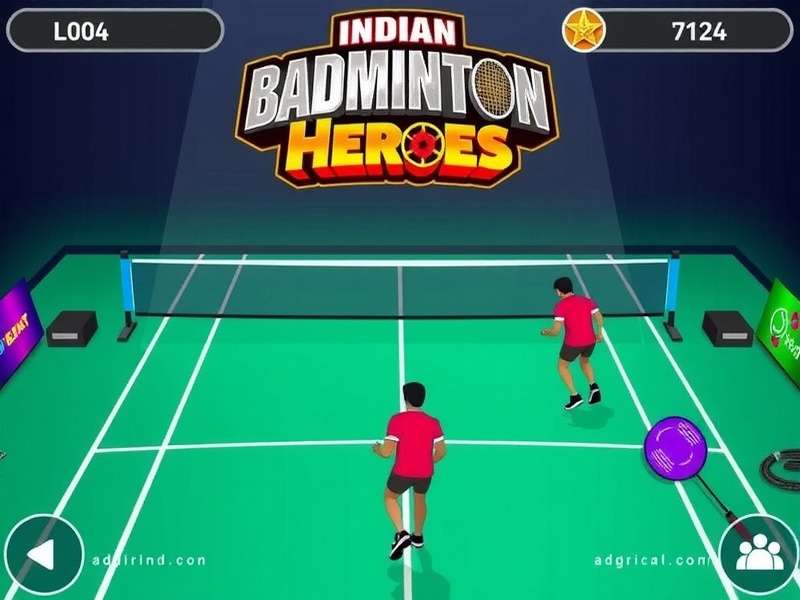 Indian Badminton Heroes Gameplay Screenshot